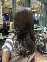 モナン(monan)&nbsp;オリーブグレージュブリーチなしダブルカラーダークアッシュ