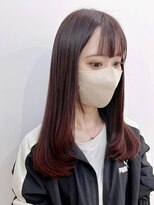 ルアンプラス(ruen+) 髪質改善カラー+カシスレッドカラー