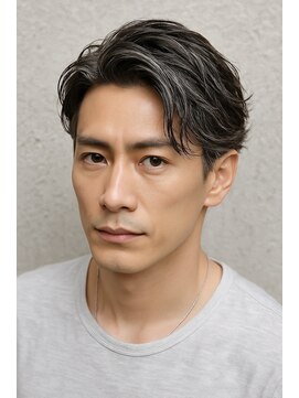 渋ふわ×かきあげバング