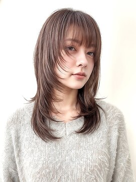 リットバイウェイズ(Lit by WAYS) レイヤーカット/ハッシュカット/ミディアムレイヤー