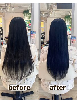 シゲ 自由が丘店(SHIGE) 乾かすだけでまとまる地毛風髪質改善ストレート40代50代縮毛矯正
