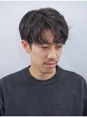 シャドウパーマ/センターパート〈理容室〉