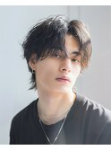 ツイスパ×センターパート◎韓国風似合わせメンズパーマ