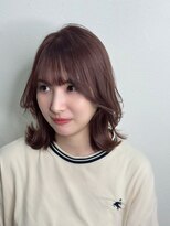 ウル 関内(uru)&nbsp;くびれミディ×ピンクブラウン