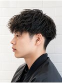 ツイストスパイラル/ツイスパ/ツーブロ/アップバング/メンズ