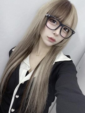 インク 渋谷(INK.) ミルクティーブロンドニュアンスウルフワンホンレイヤー渋谷