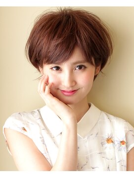 レウナ 外苑前(Reuna) 耳かけ田中美保・長澤まさみ・吉瀬美智子風ショートヘアスタイル