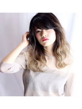 アブソ(Absolute) バイヤレージュウェーブ ダブルカラー