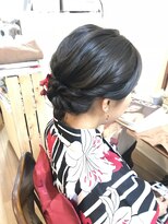 ロカット サロン(Roquat Salon)&nbsp;クラシカル浴衣ヘアアレンジ【ヘアアレンジ　袴/立川/立川南】