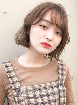 ルティア(Lutia) シースルーバング ベージュカラー