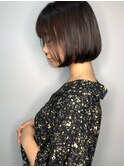 大人ボブグラデーションカラー 