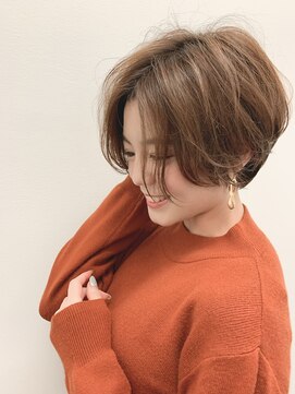 ロンド パルティール 大宮(Lond partir) 【石田勇士郎】黒髪毛先パーマ横顔美人ショート