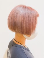 モリオ フロム ロンドン イオンモール 熊本店(morio FROM LONDON)&nbsp;【morio熊本】マチルダボブ×ピンクカラー.k