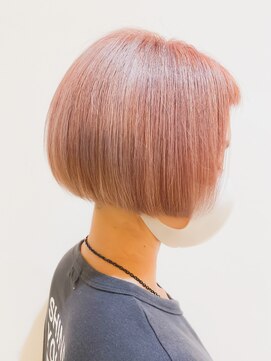 モリオ フロム ロンドン イオンモール 熊本店(morio FROM LONDON) 【morio熊本】マチルダボブ×ピンクカラー.k