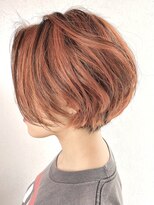 遊人セントラル(CENTRAL)&nbsp;[心斎橋/難波］ブリーチオンカラー　オレンジベージュ