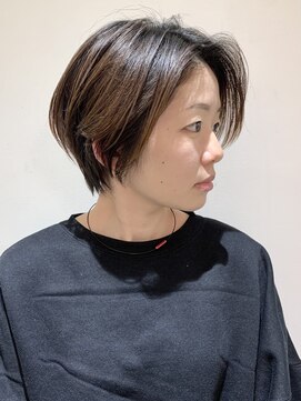 フォーク FOLK 【FOLK】似合わせカット☆前髪長めハンサムショート♪