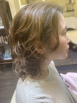 ディンプル 越谷駅前(DiMPlE) コテ巻き風パーマ