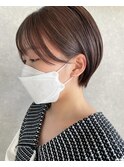 マッシュショート◎サイドバングで可愛く