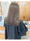 ブリーチなしベージュカラー〇