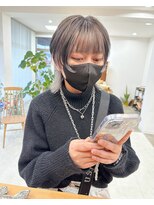 シンス(Since)&nbsp;メリハリしっかり ウルフスタイル インナー ホワイトグレージュ