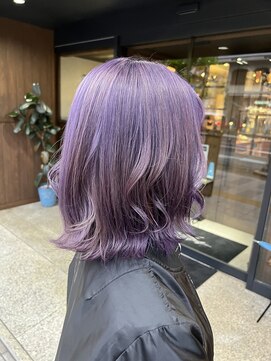 カフェアンドヘアサロン リバーブ(cafe&hair salon re:verb) ガッツリパープル☆