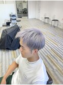 メンズ×ホワイトパープル[倉敷][岡山][ハイライト]