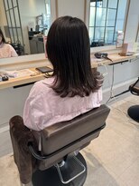 バサ 鷺ノ宮店(BASSA)&nbsp;【スタイル】ピンクブラウン×外ハネスタイル