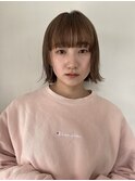 ぷつっとボブ/切りっぱなしボブ