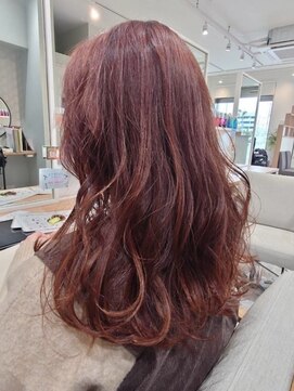 シータ 東川口(THETA) ブリーチなしピンクカラー