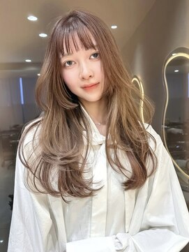 サイン 渋谷(SIGN) ザクザクレイヤーカット巻き方簡単ロング韓国アイドル表参道渋谷