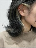 くびれボブ×イヤリングカラー