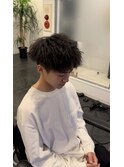 癖毛を活かしたツイストパーマ