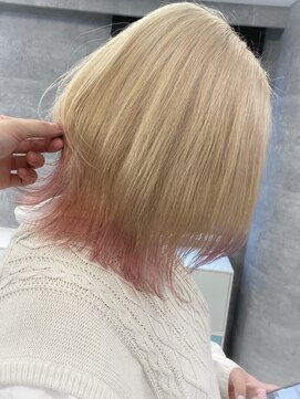 ルーブ トウキョウ(Loob. TOKYO) ミルクティーベージュダブルカラーインナーカラーケアブリーチ