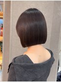 ◇ボブ 縮毛矯正 顔周りカット 表参道 髪質改善