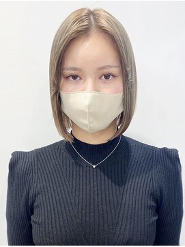 モリオフロムロンドン 松戸店(Morio from London) 【松戸 藤原】ストレートボブ刈り上げ 大人かわいい