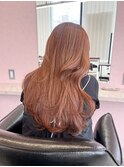 韓国×オレンジベージュ