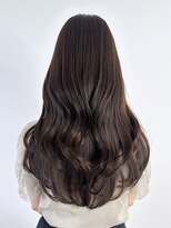 アイティー バイ アルバム 中野店(IT by ALBUM)&nbsp;オリーブカラー秋色透明感カラーウルフレイヤーロング_ba534061