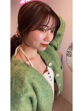 シー バイ ロンド 新宿(Sea by Lond) 顔周りレイヤー／シースルーバング