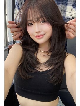 ランズ(LANDS) レイヤーカット 【韓国ヘア 大阪 梅田】