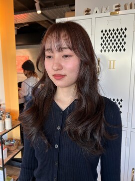 ファンファンバイルー 岐阜(fan fun by Rooo) ブリーチなしダブルカラー透明感カラー