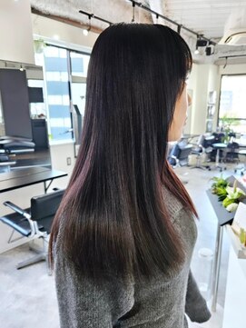 エイス 梅田 中津(Ace) フェイスレイヤー　切りっぱなしロング