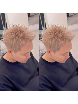 ブライト(BRIGHT) スパイキーショートミルクティーベージュ