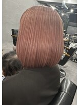 ウェイビー 桜木町店(WAVY)&nbsp;【WAVY】ボブ×ピンクベージュ