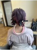 卒業式袴　着付け＋ヘアセット