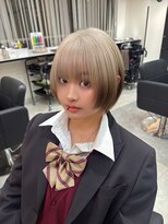 ラピス 名古屋駅前店(Lapis)&nbsp;ルーツカラー/ホワイトミルクティー