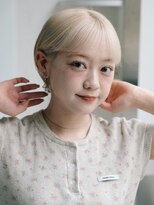 ピークアブー 原宿ハラカド(PEEK-A-BOO) ホワイトブロンド/ホワイトショート/金髪ショート//ブロンドヘア