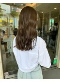 ベージュカラー/ブリーチなしカラー/枚方美容室/大阪美容室