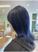 ネイビーカラー×ケアブリーチ　【村田】