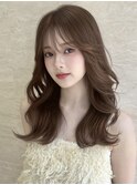 髪質改善韓国レイヤーカットフォギーベージュ