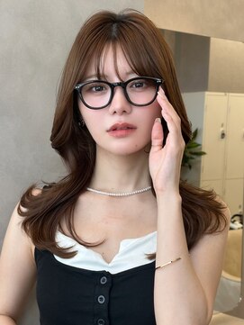 オムニス 表参道(Omnis) 美髪レイヤーカット/顔まわりレイヤー/くびれミディアムレイヤー